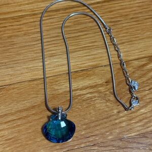 Swarovski Blue Topaz Necklace